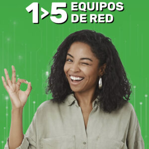 Mantenimiento de 1 a 5 equipos de red