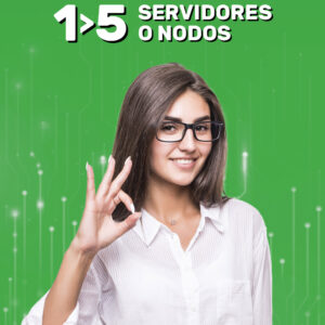 Mantenimiento de plataforma de 1 a 5 servidores/nodos